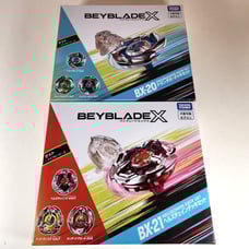 Takara Tomy Beyblade X BX-20 Dran Dagger & BX-21 Hells Chain Japanese Deck Sets