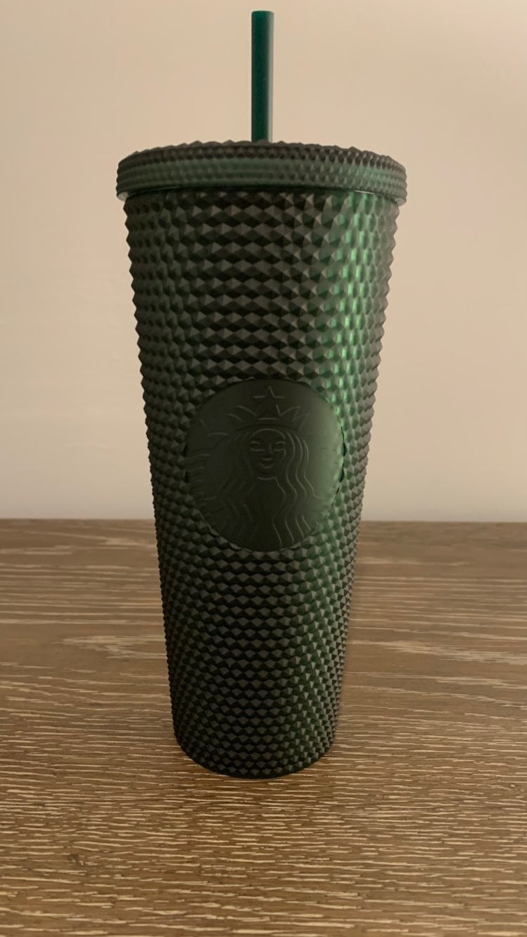 Starbucks Matte Green Studded Tumbler