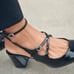 ZARA Strappy Block Heels NWT