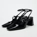 ZARA Strappy Block Heels NWT