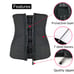 Women Latex Waist Trainer Body Corset Shaper Corsets with Zipper Shapewear L1