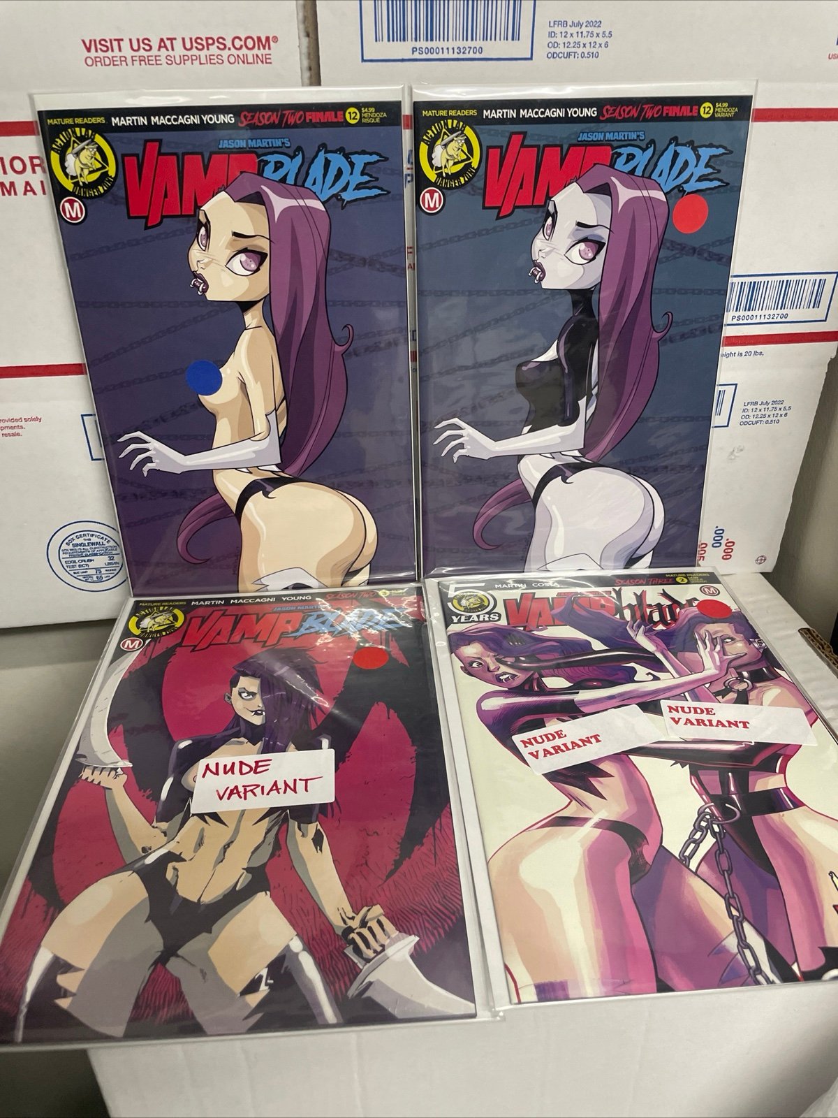 Vampblade Risque Cover Set Action Lab (zombie tramp Publisher)