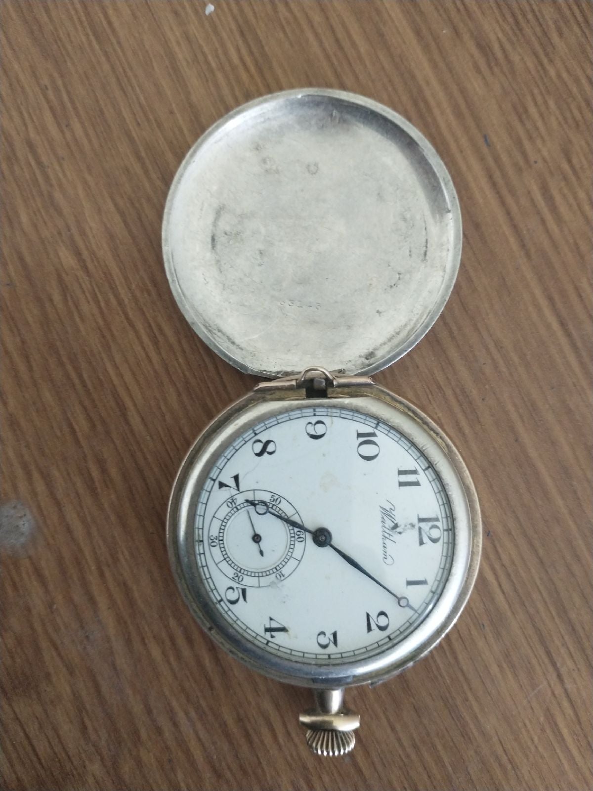 Vintage 1894 Waltham ,fine silver,tri ca