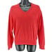 Brooks Brothers Mens Fleece Pullover Sweater Red Cashmere Blend Size Medium New