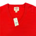 Brooks Brothers Mens Fleece Pullover Sweater Red Cashmere Blend Size Medium New