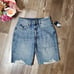 NWT Lucky Brand High Rise Bermuda Jean Shorts Women's Size 2/26 Distressed