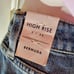 NWT Lucky Brand High Rise Bermuda Jean Shorts Women's Size 2/26 Distressed
