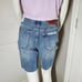 NWT Lucky Brand High Rise Bermuda Jean Shorts Women's Size 2/26 Distressed