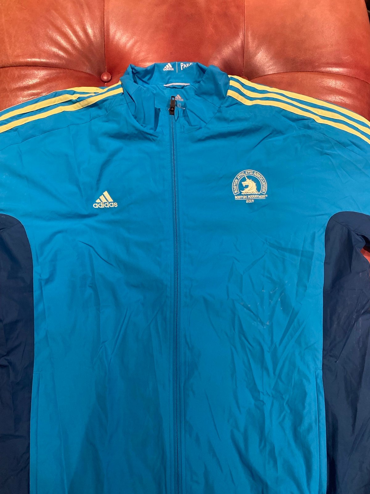 Boston Marathon zip jacket Parley