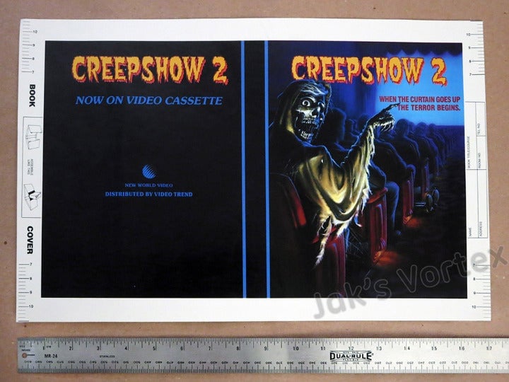 CREEPSHOW 2 - Promo Book Cover - UNUSED!