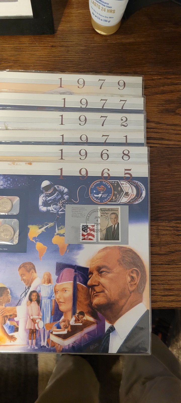 6 sets 1965 1979 1968 1971 1972 1977 1979 mint postal coin sets