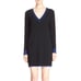 Rag & Bone Kendra V-neck Merino Sweater Dress Black Long Sleeve Size XS
