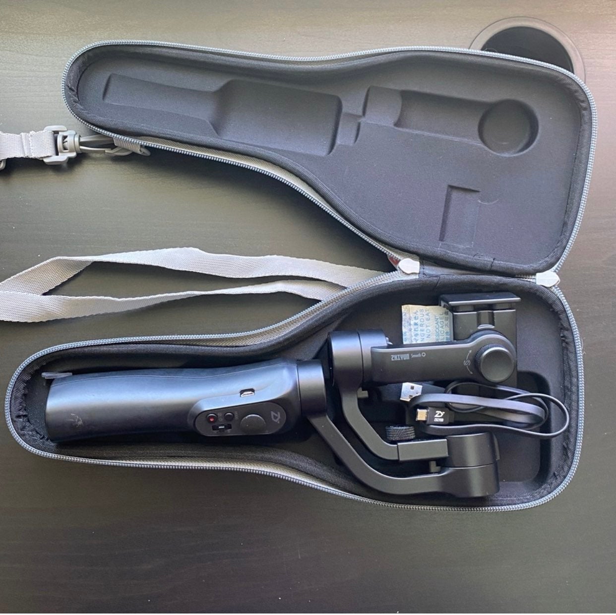 Gimbal smartphone video stabilizer