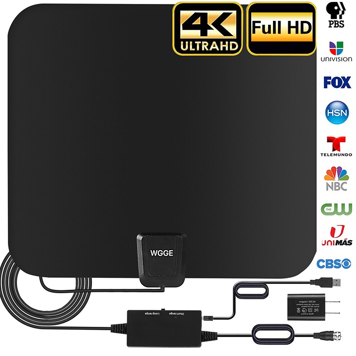 TV Antenna Newest 4k 1080p HDTV Indoor Digital Amplified Up 3600Miles