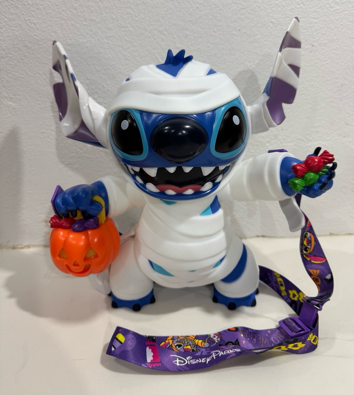 Stitch Mummy Popcorn Bucket 2025 Halloween Disney Parks