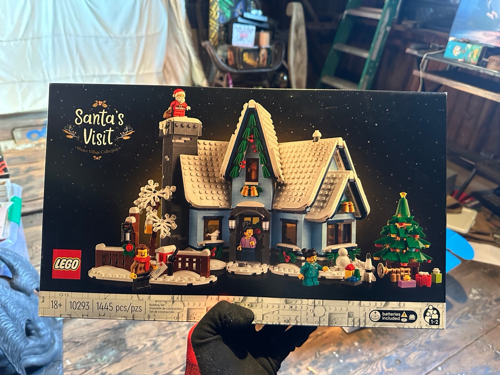 LEGO SANTA'S VISIT Winter Village Collection Set 10293 (1445 Pieces) NEW SEALED