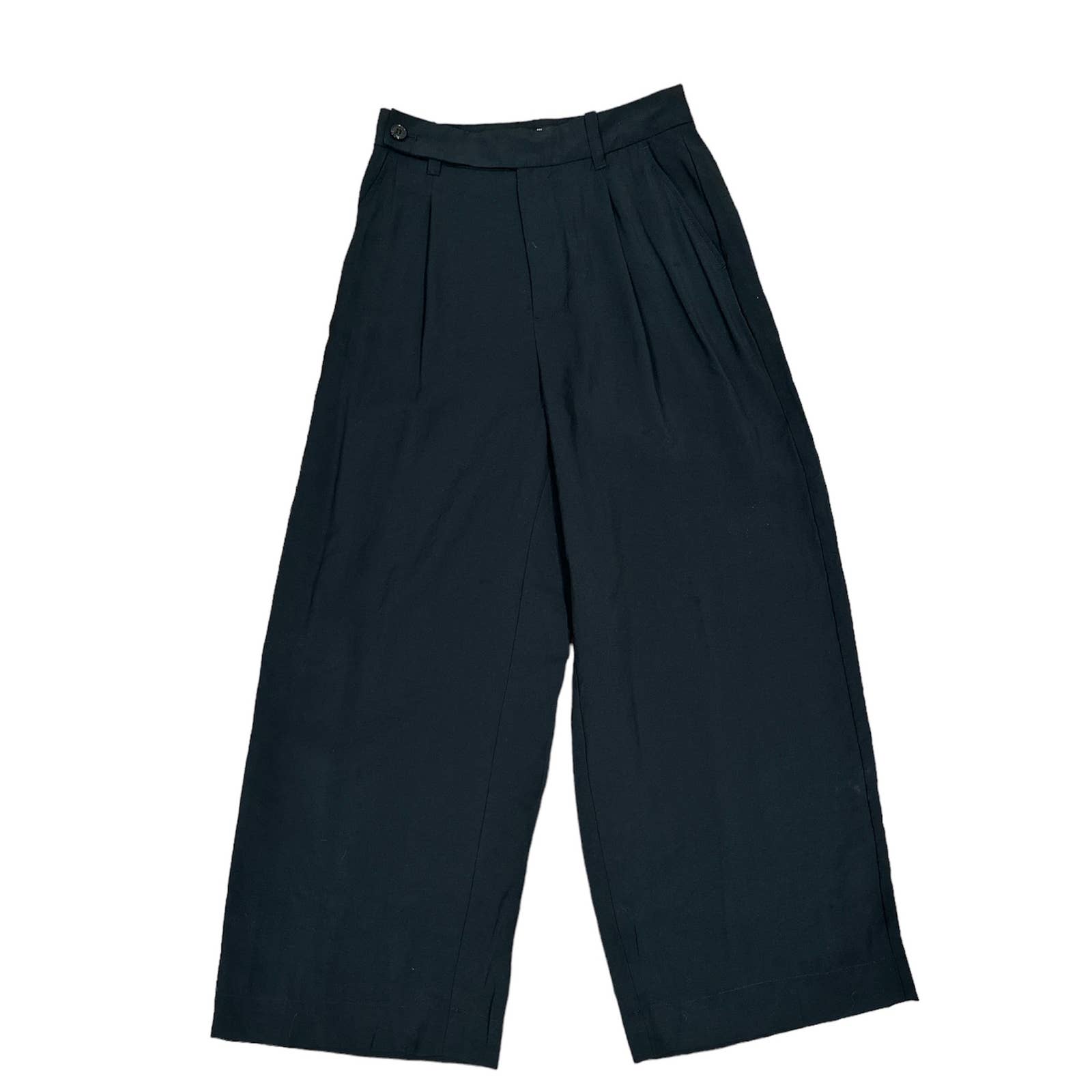 Madewell The Harlow Wide-Leg Ankle Pant in Softdrape
