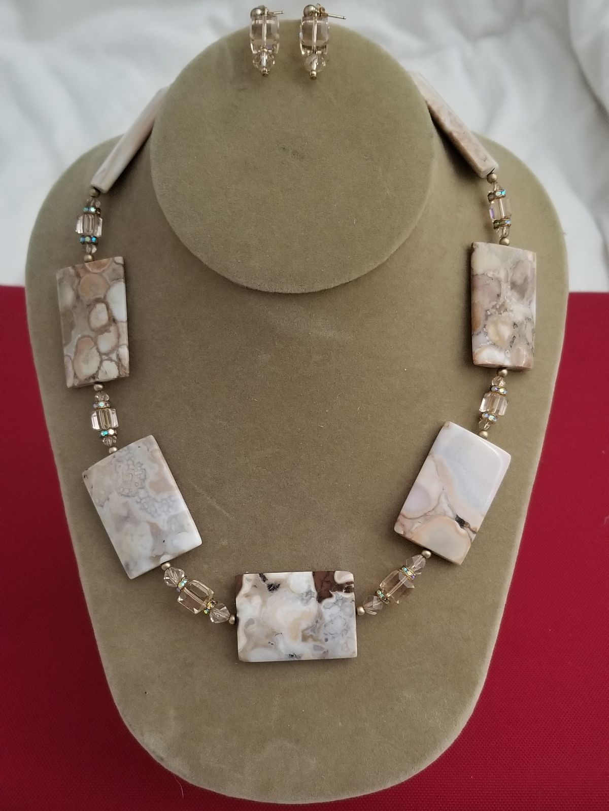Necklace Set - Stone & Sadowski Crystals