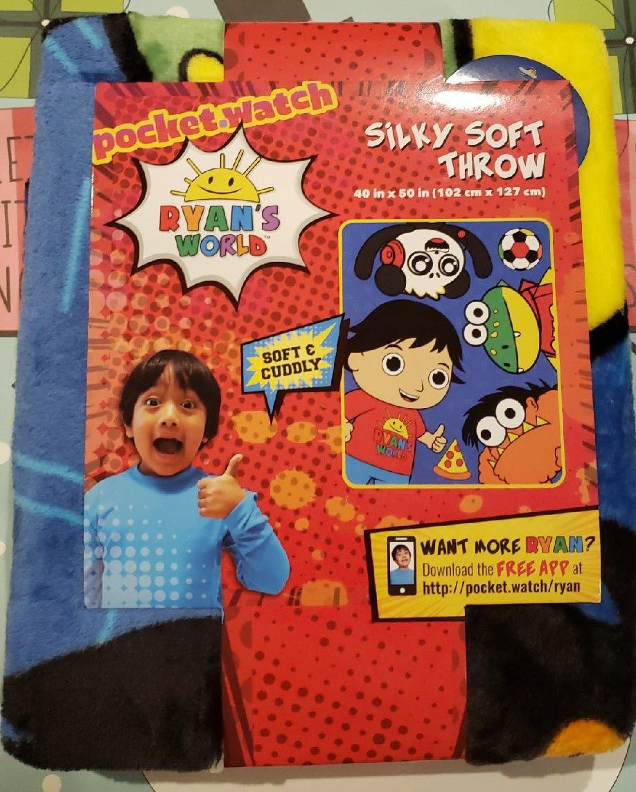 Ryan's World Silky Soft Throw