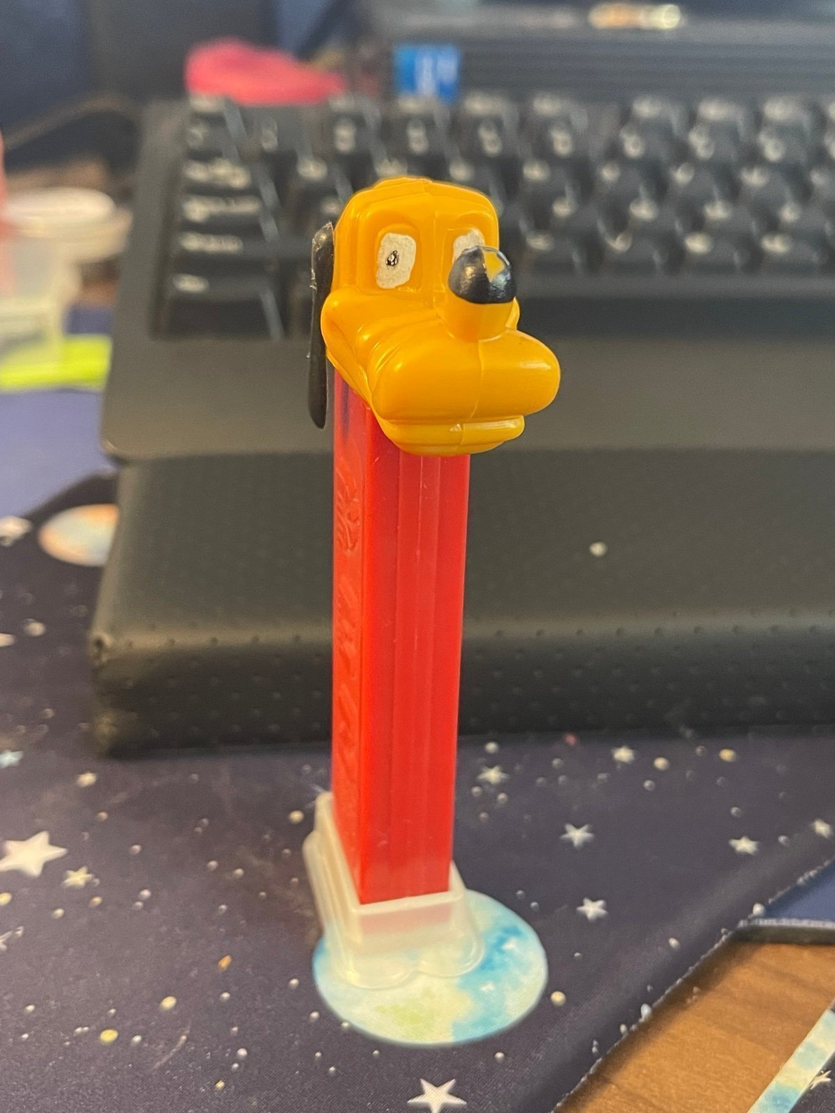 Extremely Rare Vintage No Feet Mexican Variant Pluto Pez Dispenser Made In Mexic
