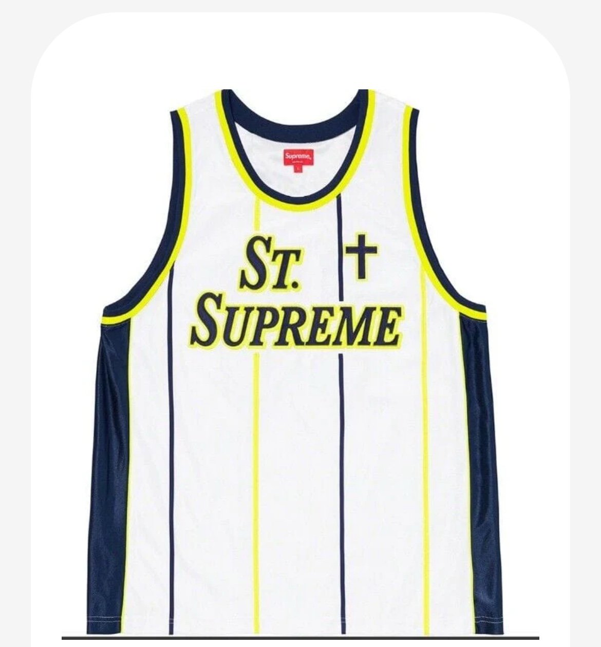 St Supreme Basketball Jersey XL