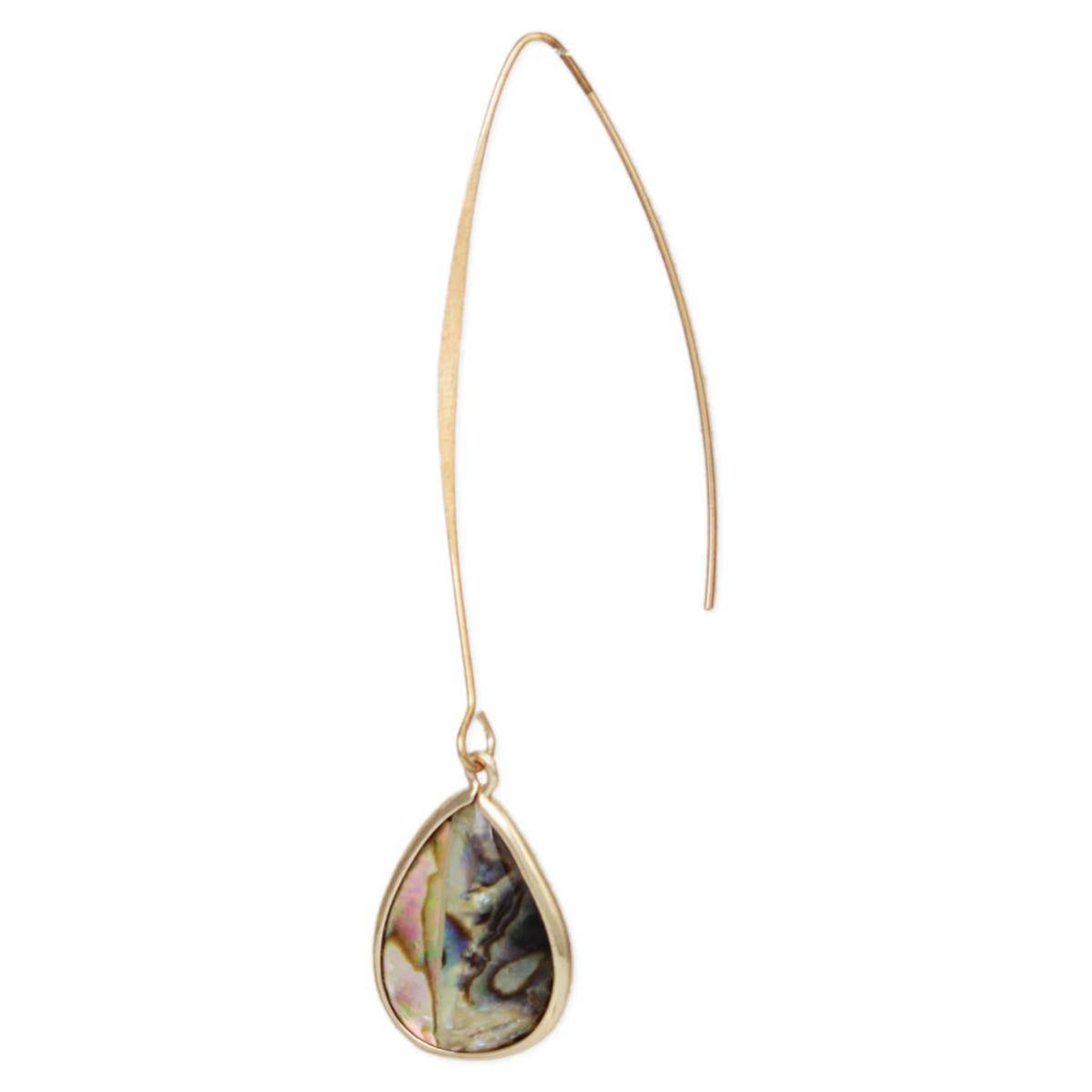Elegant Ocean Shell Gold Wire Earrings