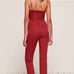 Reformation Red Northwood Jumpsuit Playsuit Romper