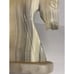 VTG 1970s Banded Calcite Carved Single Horse Head Bookend Mid Century Modern