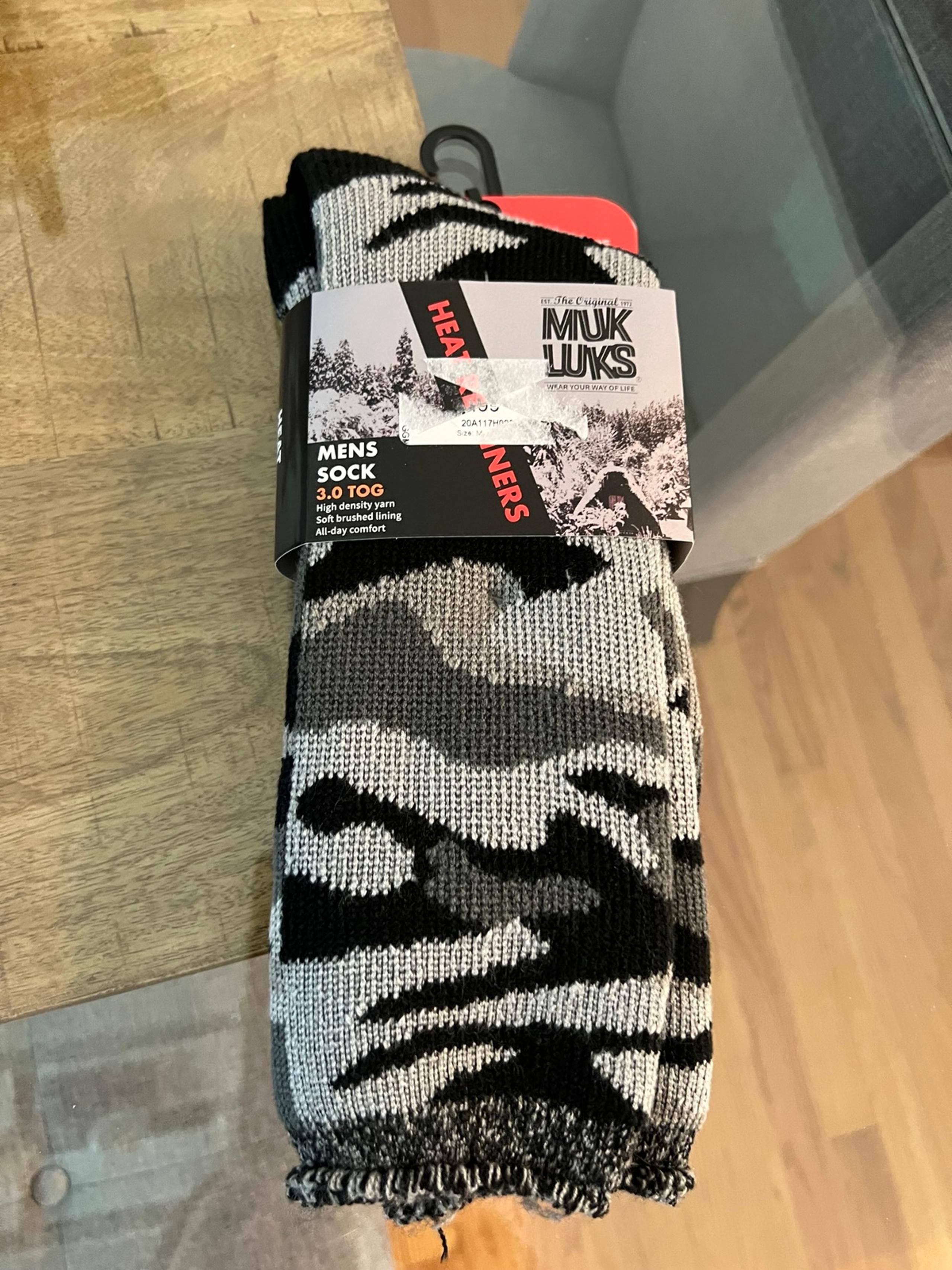 Men’s muk luks heat retainers socks slippers
