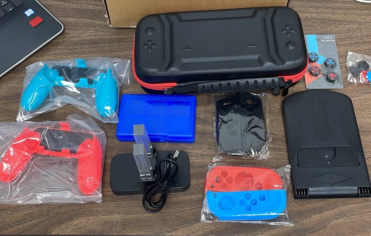 Satisfye Nintendo Switch Elite Carrying Case and Accessory bundle