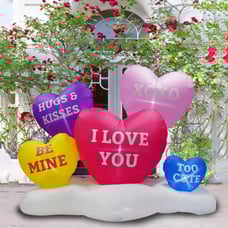 8Ft Inflatable Valentine Decorations