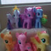 My Little Pony Lot of 6 Plastic 2013 8.5