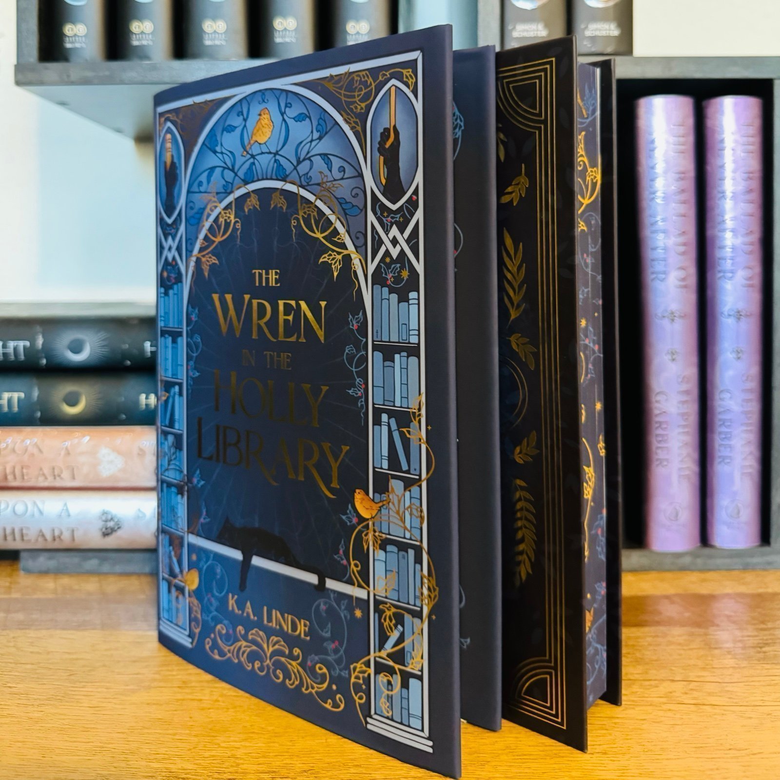 Fairyloot Exclusive Signed Edition The Wren In The Holly Library by K. A. Linde