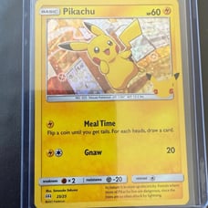 Pokémon Pikachu Holo 25/25 - McDonald's Pokemon 25th anniversary