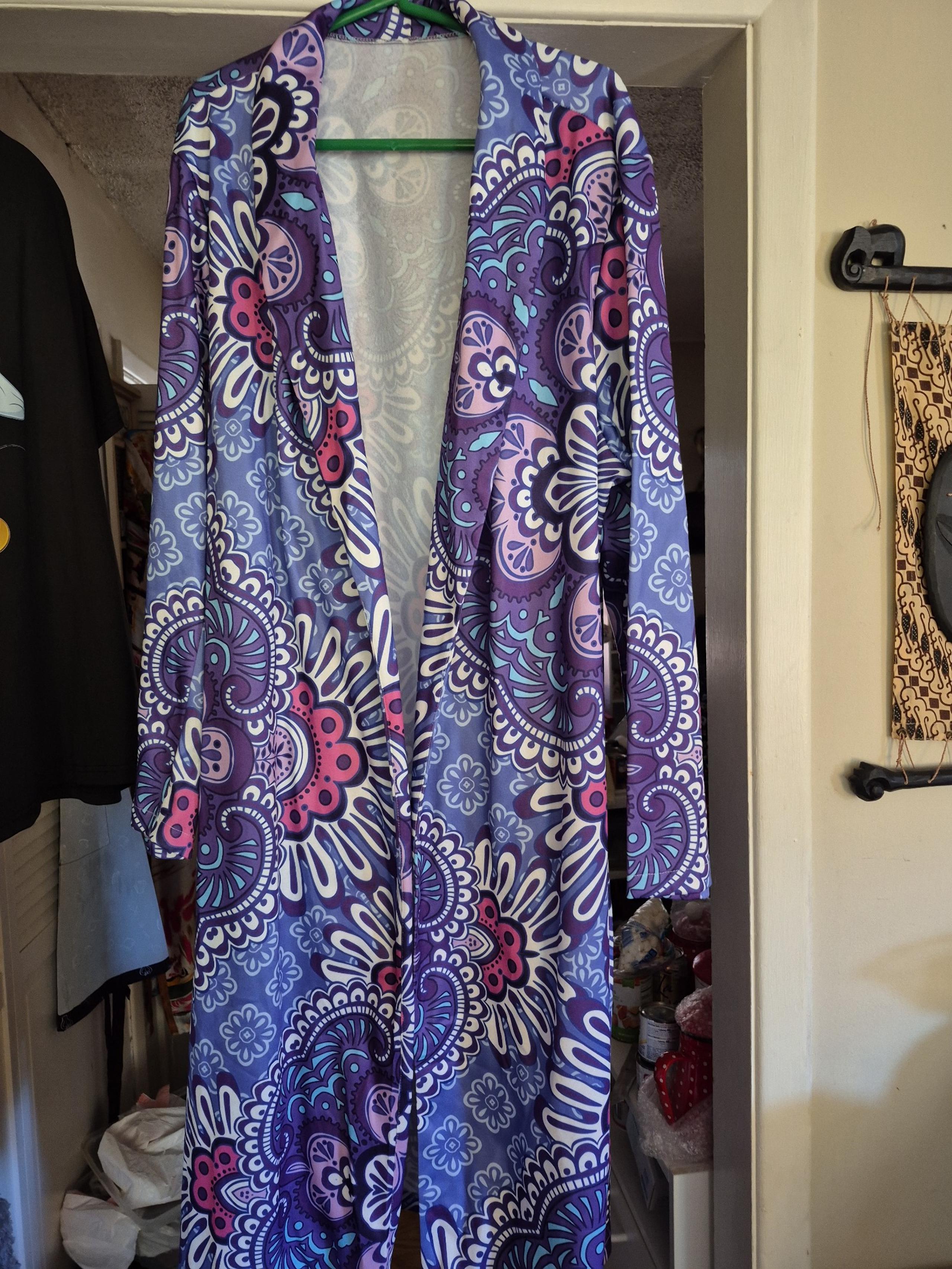 Beautiful long open front jacket/ coat