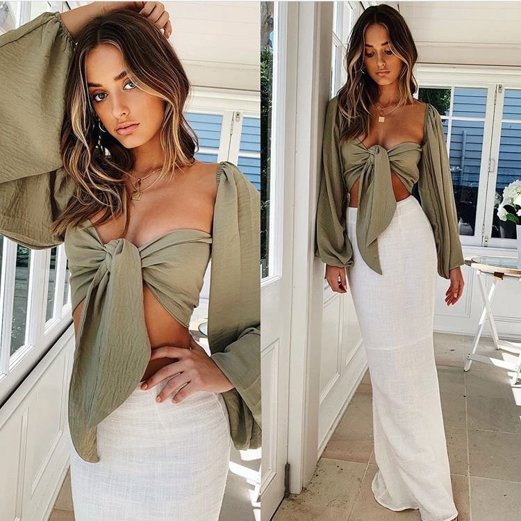 NEW Mura Boutique Sleep Walking Crop Top