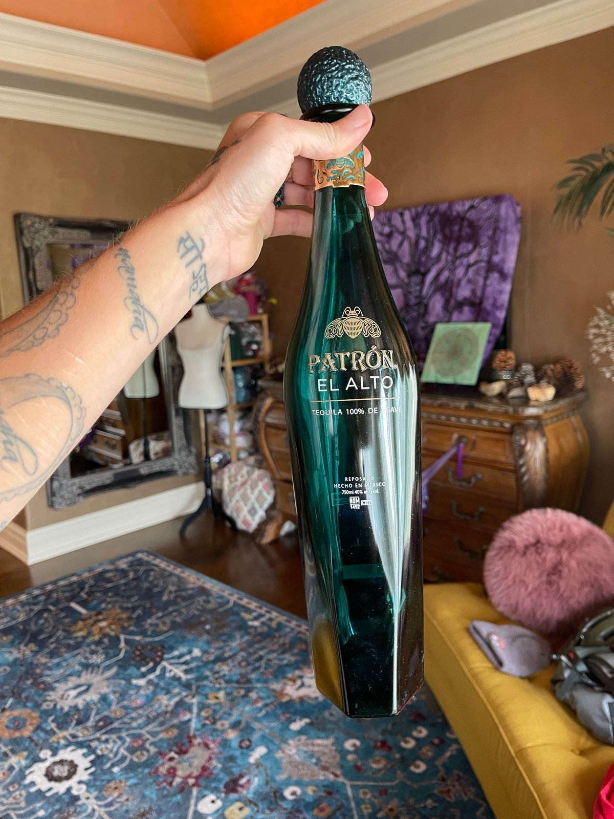 Patron El Alto Collectible Item Bottle