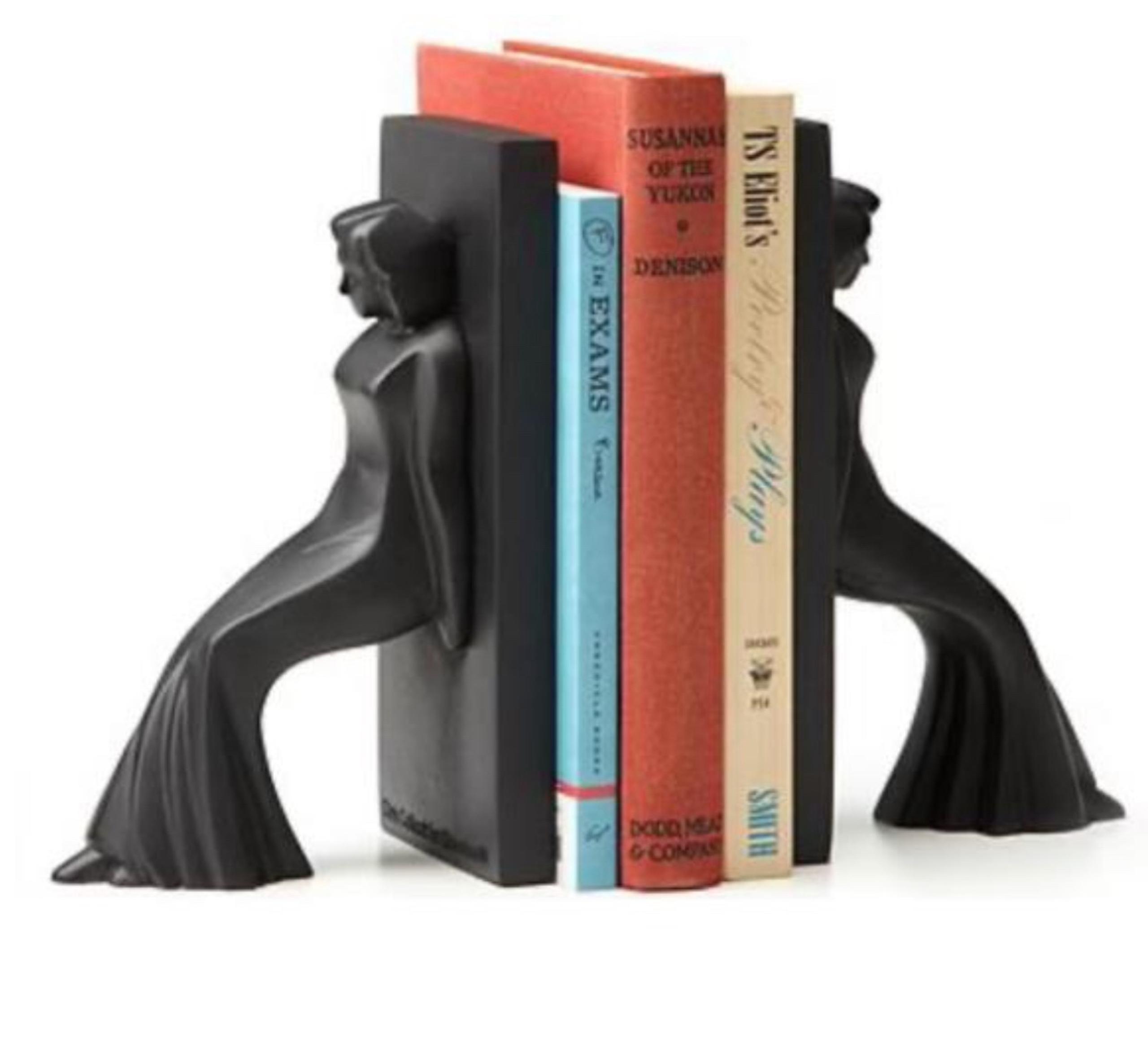Leaning Ladies Bookends