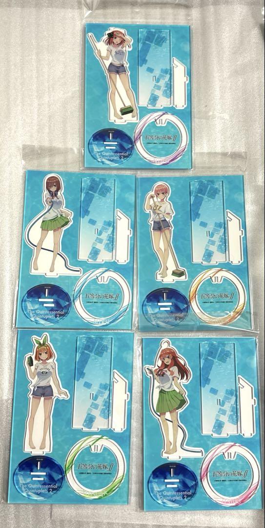 The Quintessential Quintuplets 3D Acrylic Stand - Yotsuba, Itsuki, Ichika, Miku, Nino