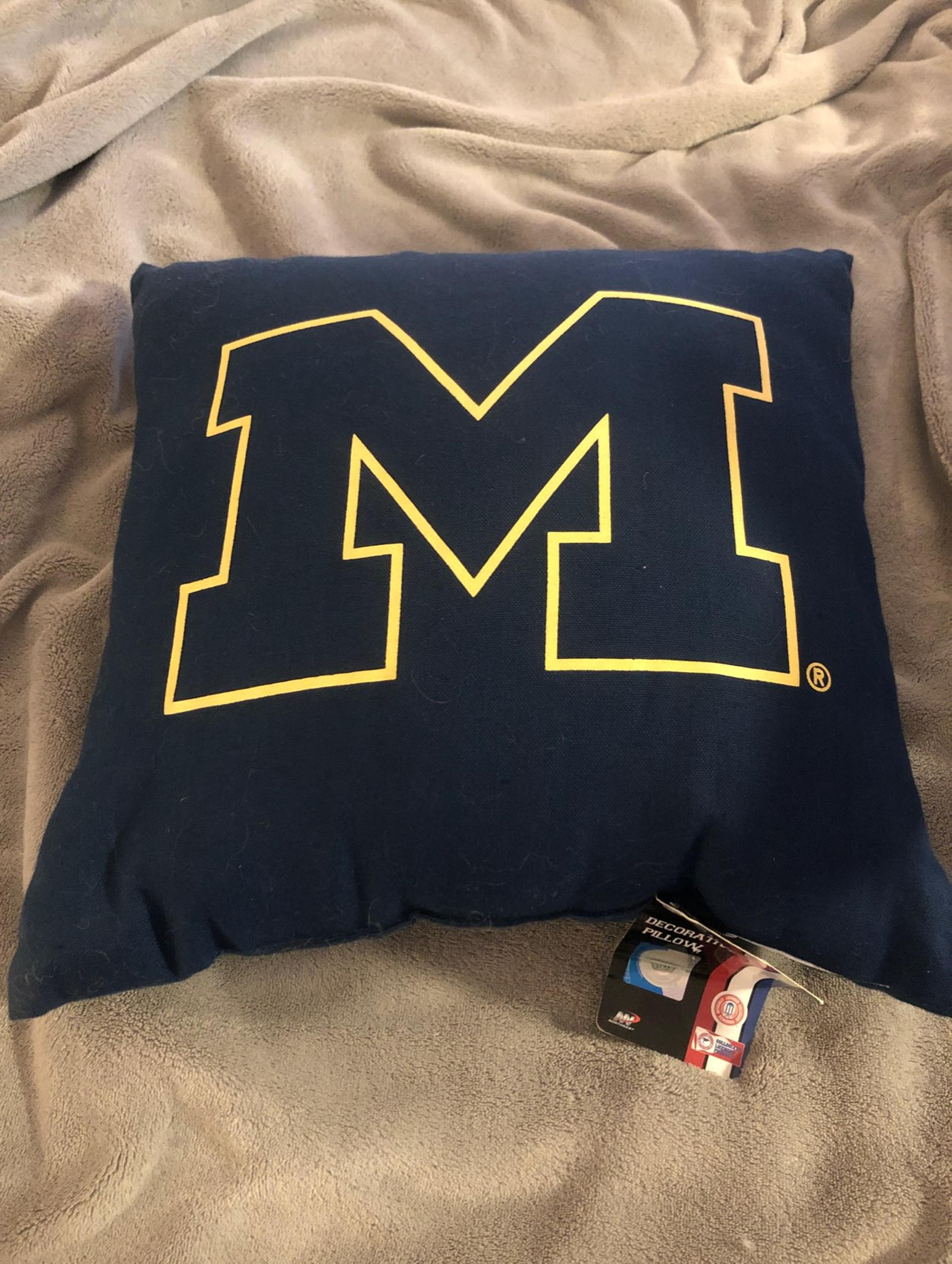 Brand new U of M decorative pillow