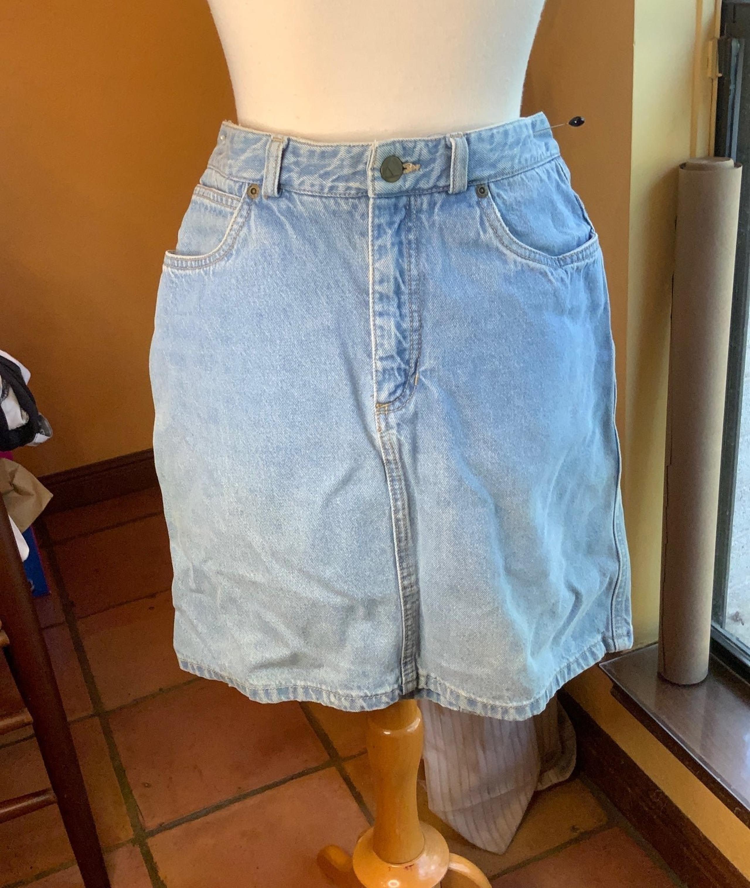 Liz Claiborne denim mini skirts