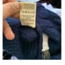 FRNCH Paris textured knit turtleneck sweater navy blue small/medium NWT