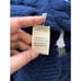 FRNCH Paris textured knit turtleneck sweater navy blue small/medium NWT