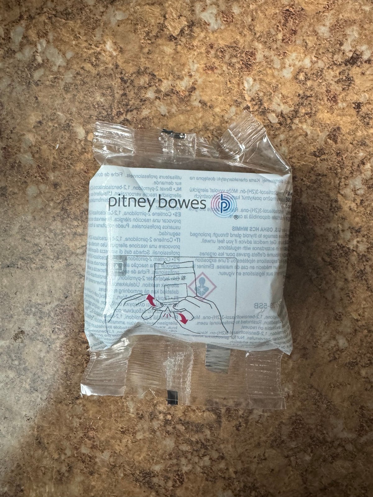 Pitney Bowes Red Mail Meter Postage Ink Cartridges 793-5 Factory Sealed