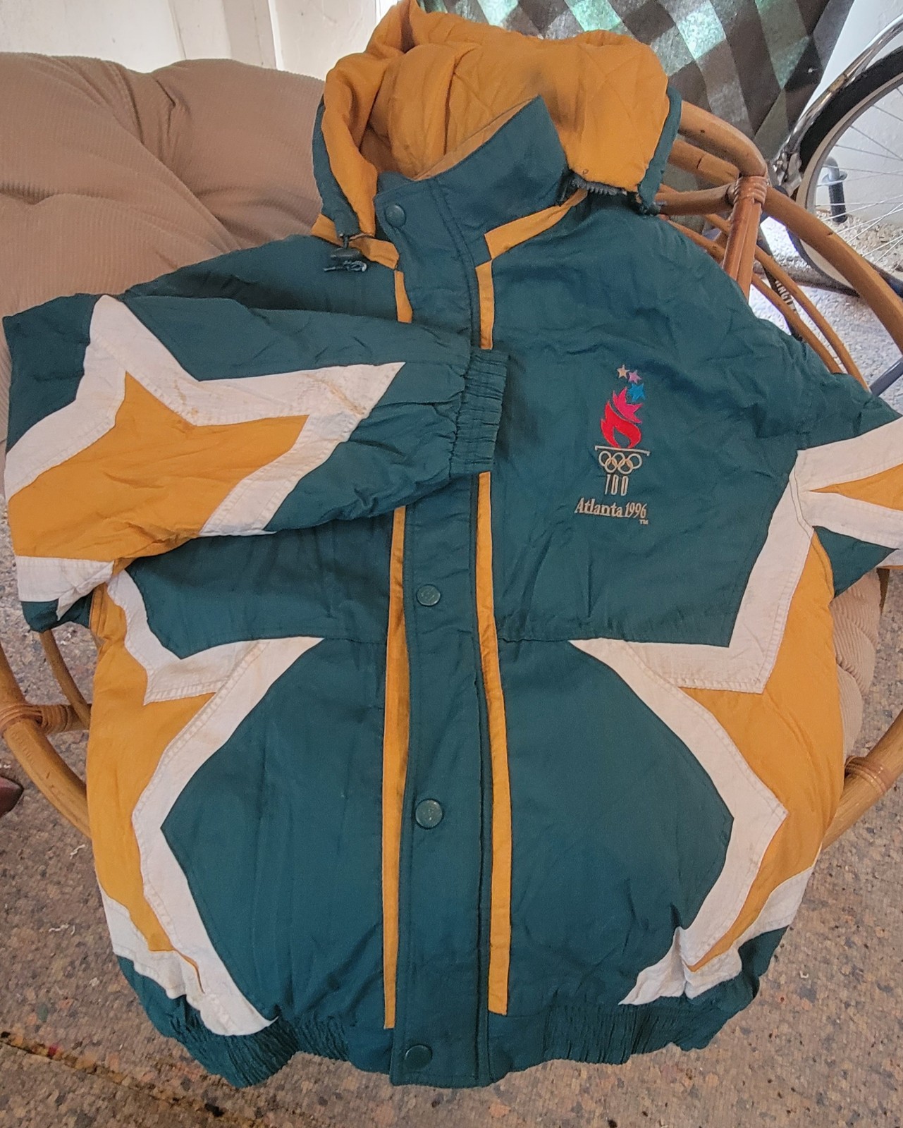 STARTER JACKET: USA OLYMPICS 1996 high quality (USED)