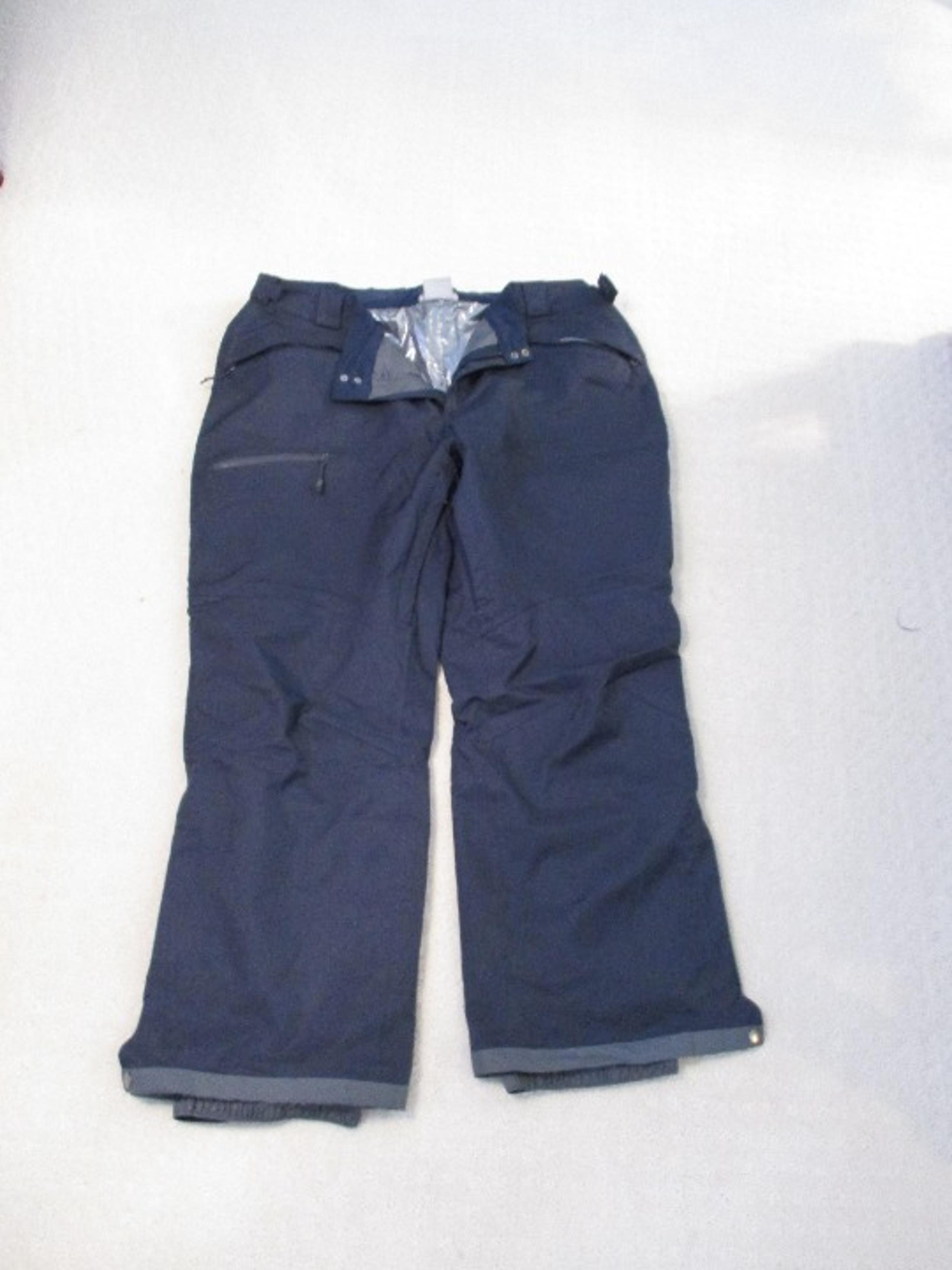 MEN'S COLUMBIA BLACK SNOW PANTS. OMNIHEAT LINING. SIZE XXL