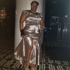 Champagne Evening Gown