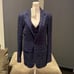 Men’s Plaid Suit Jacket & Vest Single Breasted One Button Business Size 32 NWT