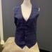 Men’s Plaid Suit Jacket & Vest Single Breasted One Button Business Size 32 NWT