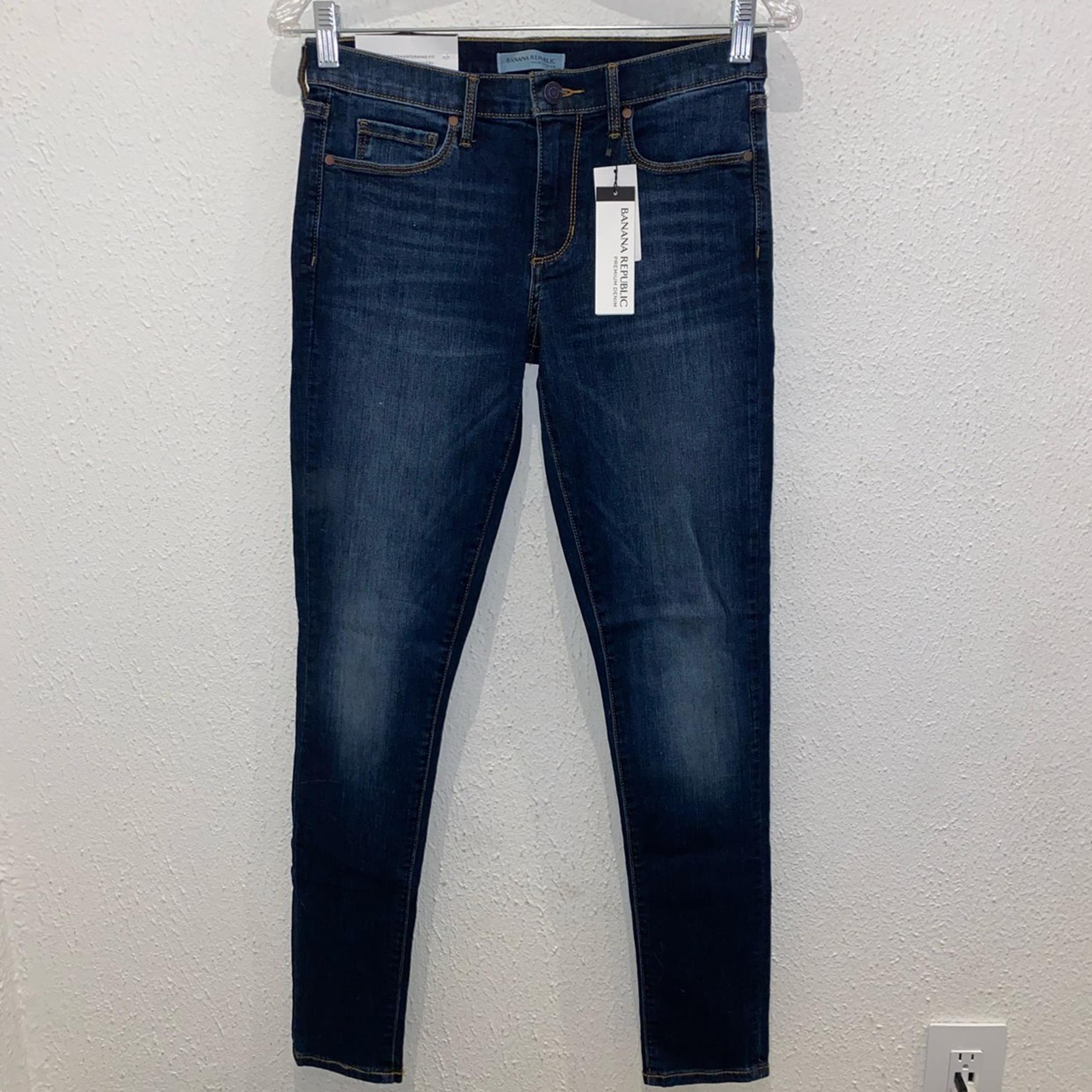 Banana Republic Blue Denim Skinny Jeans